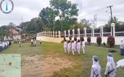 SMKN 3 Kota Solok Gelar Upacara Bendera dengan KPU Kota Solok sebagai Pembina